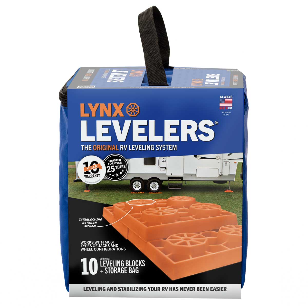 Lynx Levelers 10 Pack | RV Leveling Blocks | RV Leveling System – Tri-Lynx