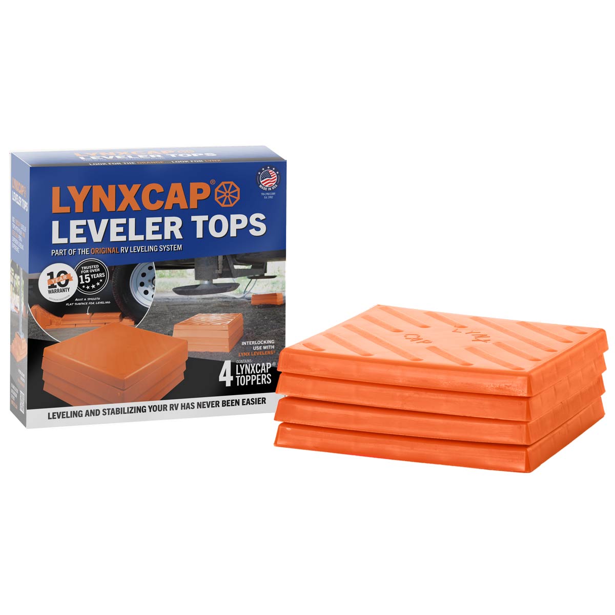 Lynx Levelers Lynx Cap Leveling Tops 4-Pack - Main product photo